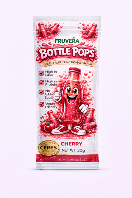 Bottle Pops Cherry 30g snack pack